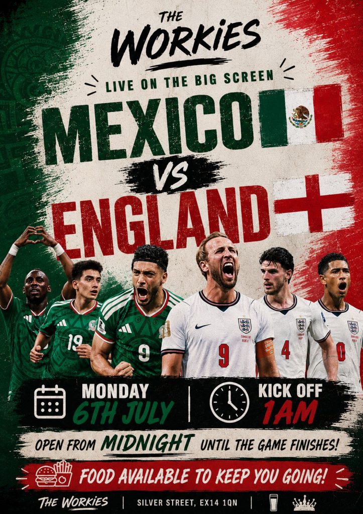 Mexico v England Fifa Men's World Cup